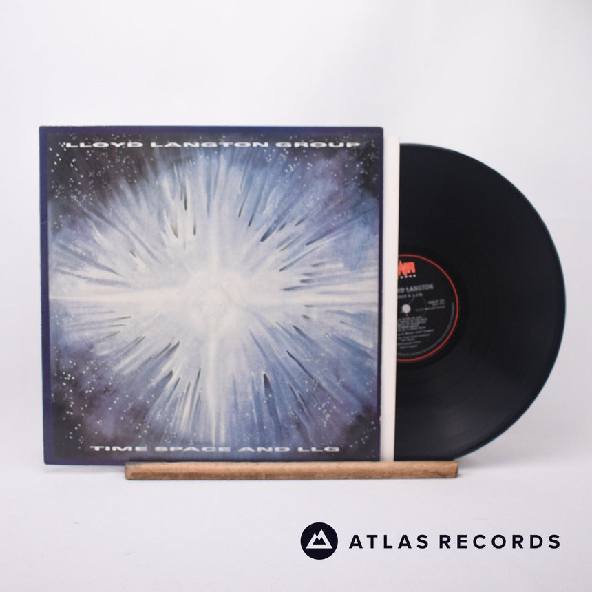Lloyd Langton Group Time Space And LLG LP Vinyl Record - Front Cover & Record