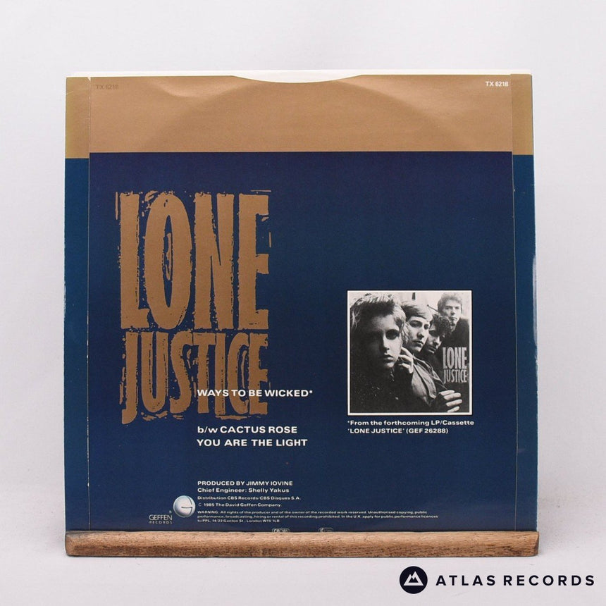 Lone Justice - Ways To Be Wicked - 12" Vinyl Record - EX/EX