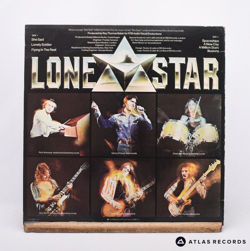 Lone Star - Lone Star - LP Vinyl Record - VG+/EX