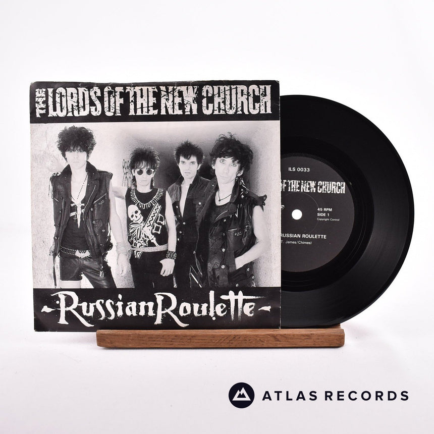 Lords Of The New Church Russian Roulette 7" Vinyl Record - Front Cover & Record