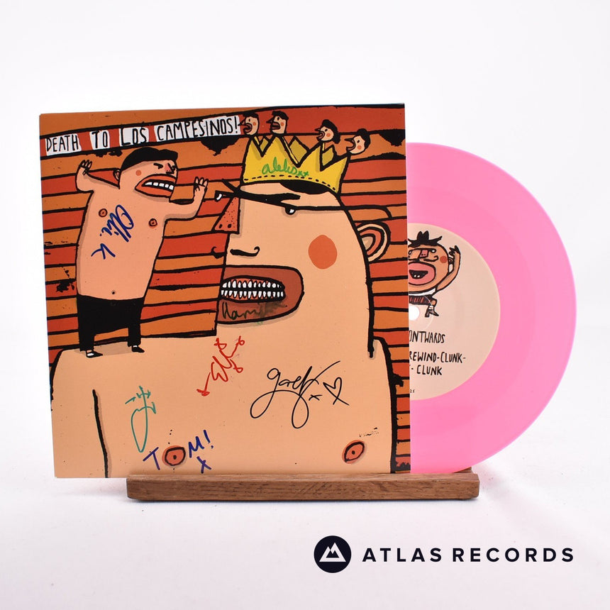 Los Campesinos! Death To Los Campesinos! 7" Vinyl Record - Front Cover & Record