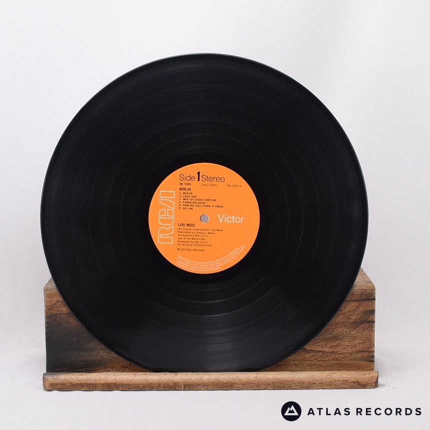 Lou Reed - Berlin - Lyric Sheet A-1E B-2E LP Vinyl Record - VG+/EX