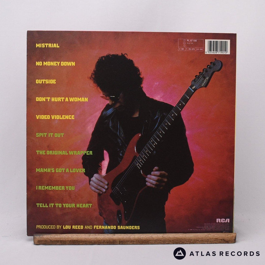 Lou Reed - Mistrial - LP Vinyl Record - EX/VG+