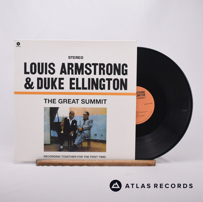 Louis Armstrong The Great Summit LP Vinyl Record - Front Cover & Record