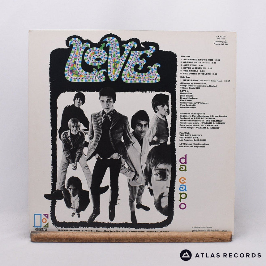 Love - Da Capo - Reissue LP Vinyl Record - EX/EX