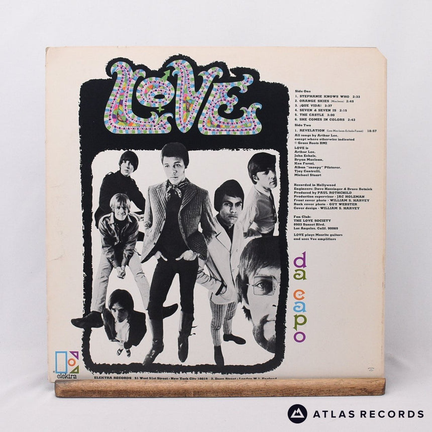 Love - Da Capo - Us A B LP Vinyl Record - VG+/EX