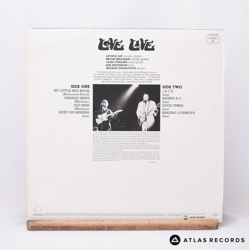 Love - Love Live - LP Vinyl Record - EX/EX