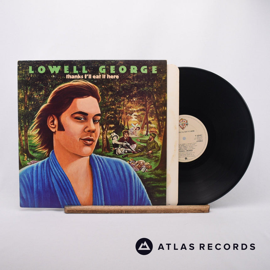 Lowell George Thanks I'll Eat It Here LP Vinyl Record - Front Cover & Record
