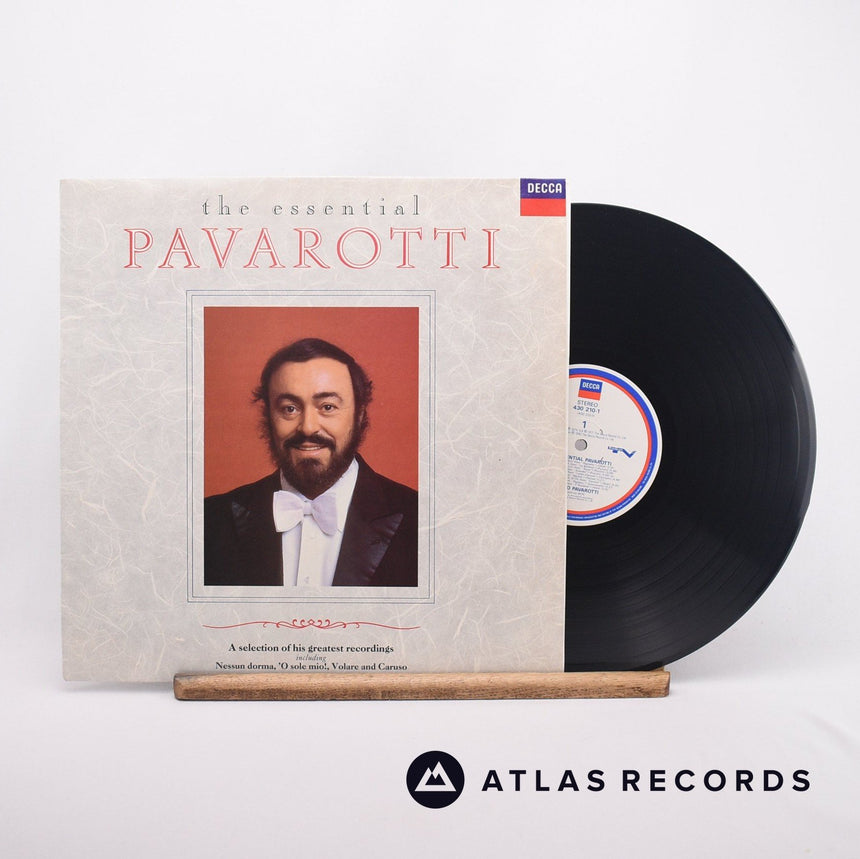 Luciano Pavarotti The Essential Pavarotti LP Vinyl Record - Front Cover & Record