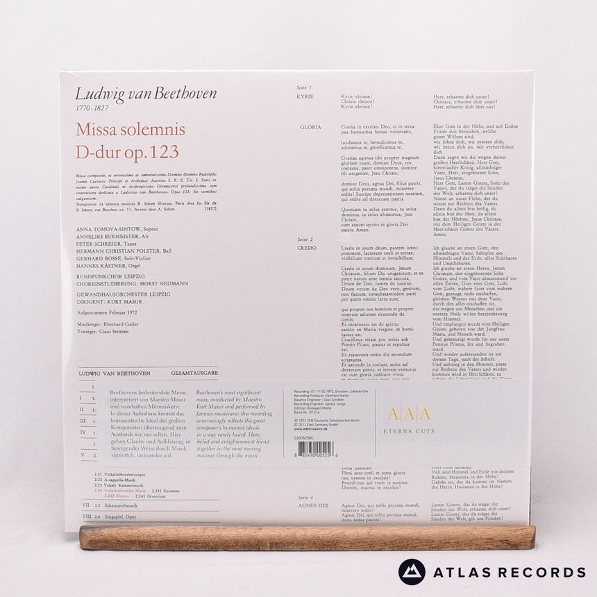 Ludwig van Beethoven - Missa Solemnis D-dur Op. 123 - 2 x LP Vinyl Record
