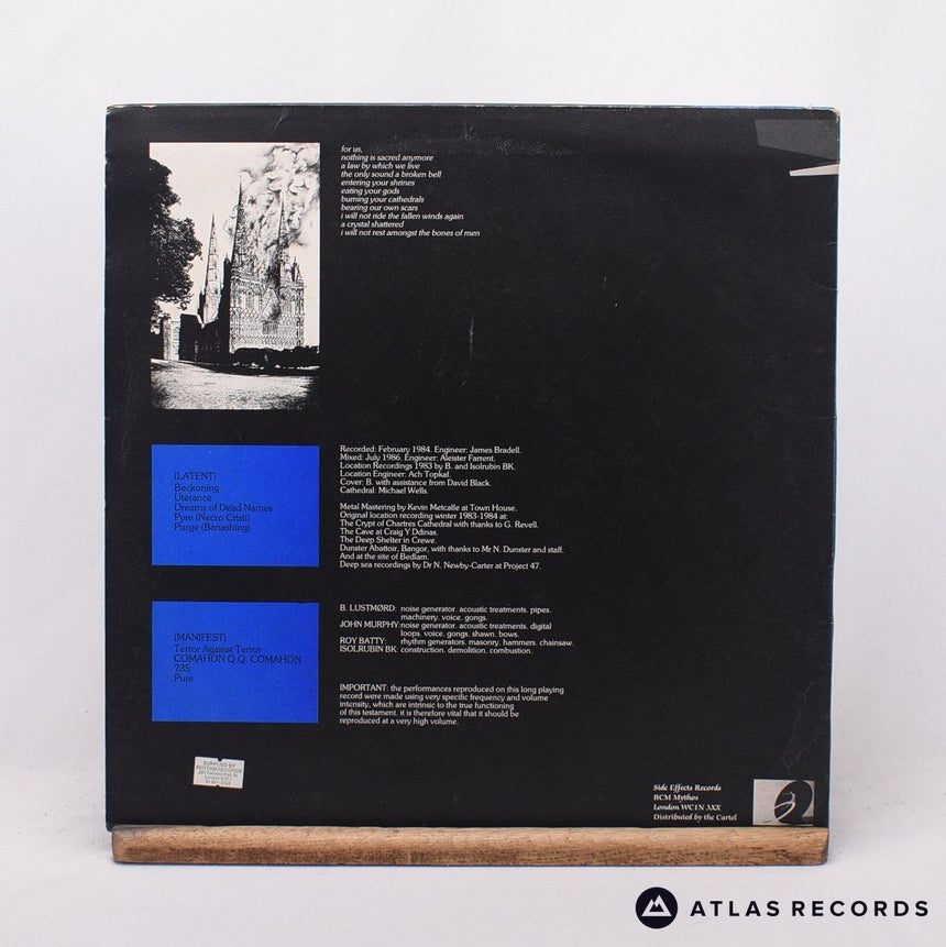 Lustmord - Paradise Disowned - LP Vinyl Record - VG+/VG+