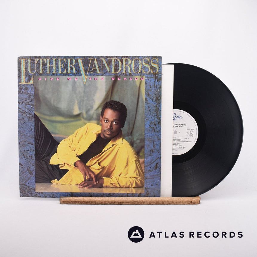 Luther Vandross Give Me The Reason LP Vinyl Record - Front Cover & Record