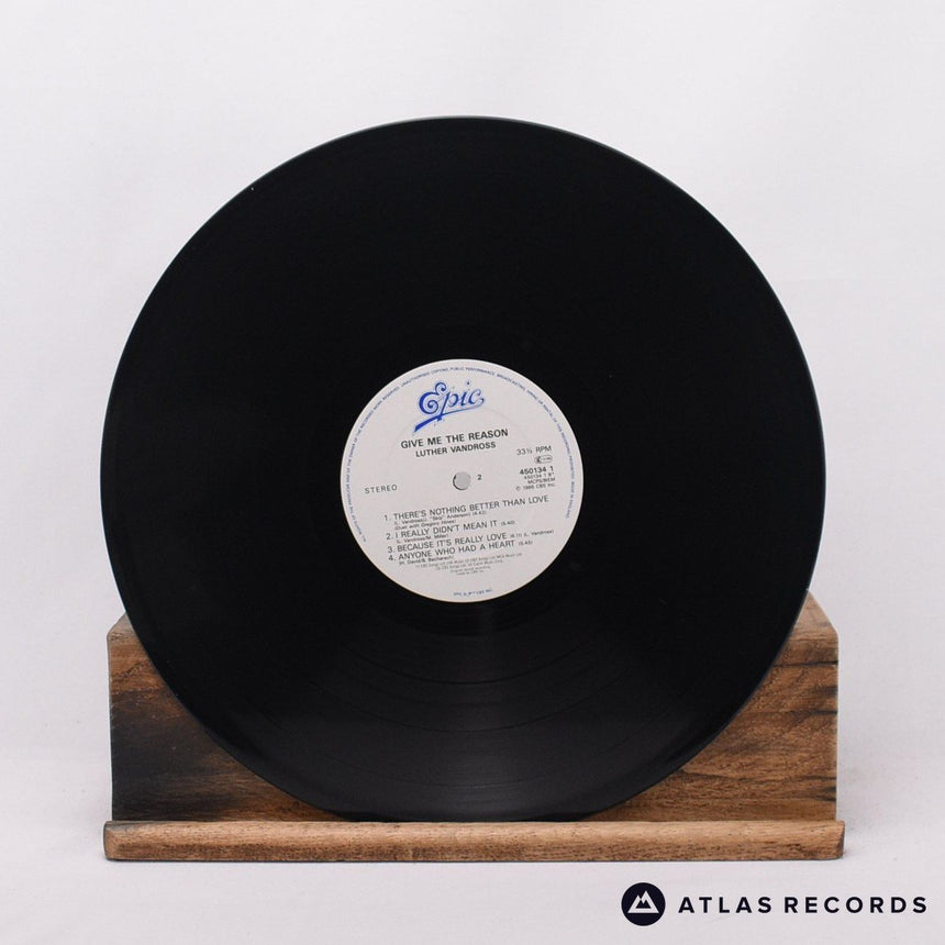 Luther Vandross - Give Me The Reason - Lyric Sheet LP Vinyl Record - EX/EX