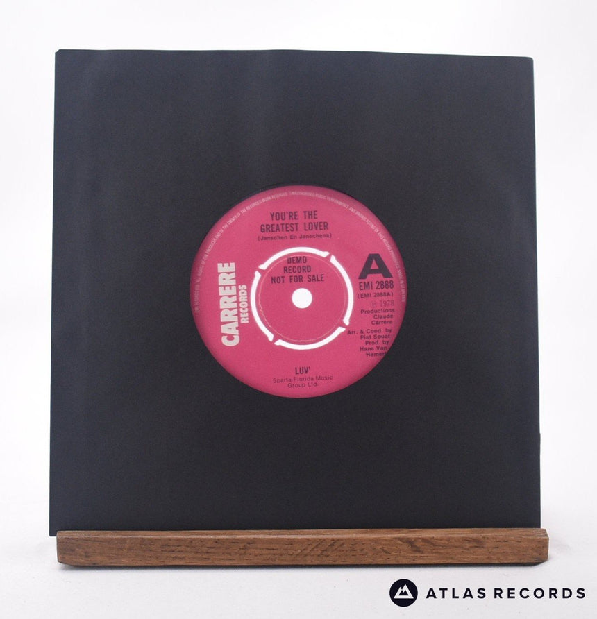 Luv' You're The Greatest Lover 7" Vinyl Record - In Sleeve
