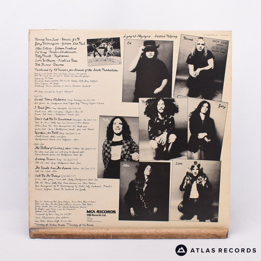 Lynyrd Skynyrd - Second Helping - LP Vinyl Record - EX/EX