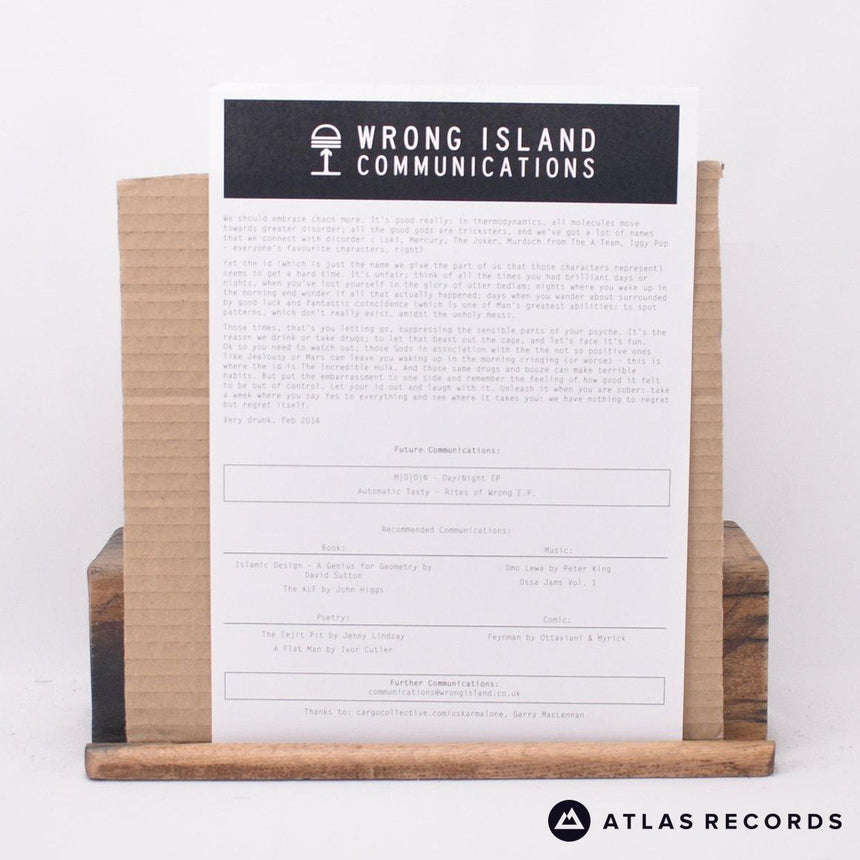 M.O.O.N. - Particles - Insert Mpo 12" Vinyl Record - EX/EX