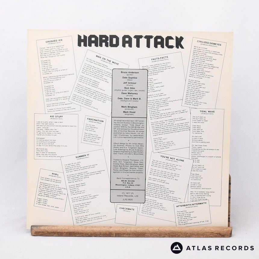 MX-80 Sound - Hard Attack - A B LP Vinyl Record - VG+/EX