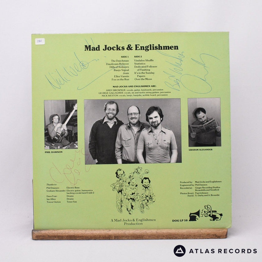 Mad Jocks & Englishmen - Thud & Blunder - Signed LP Vinyl Record - EX/EX