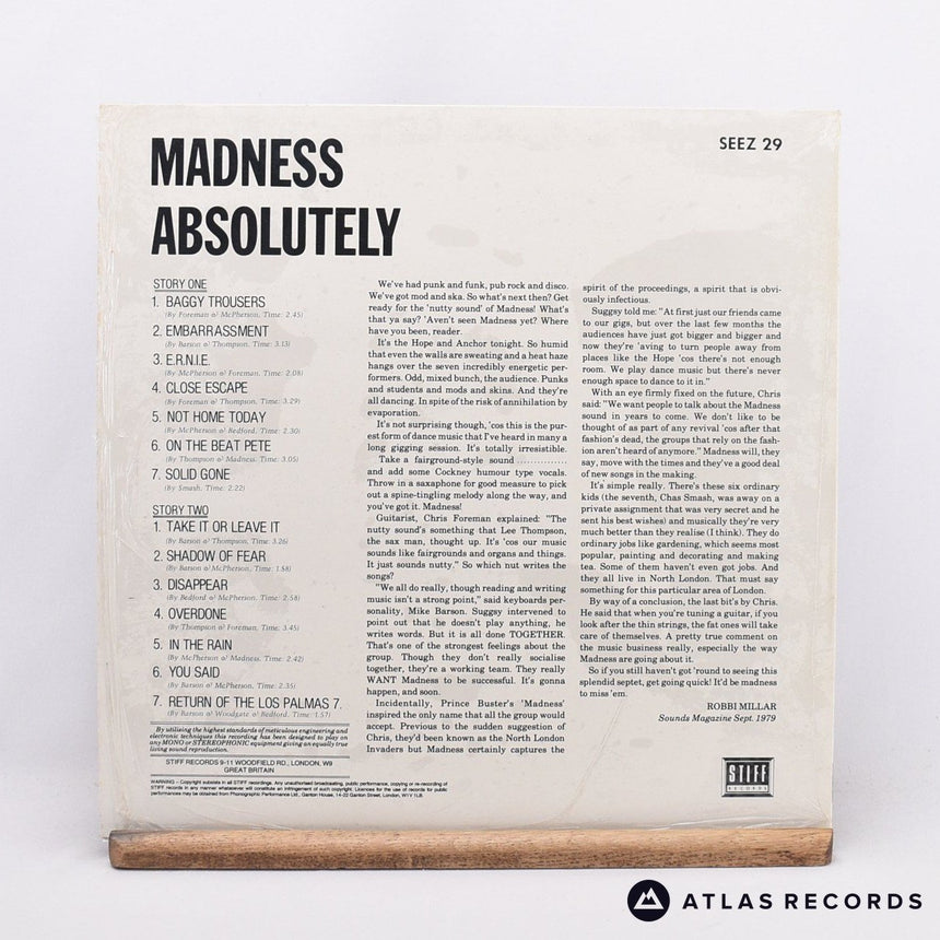 Madness - Absolutely - LP Vinyl Record - EX/EX