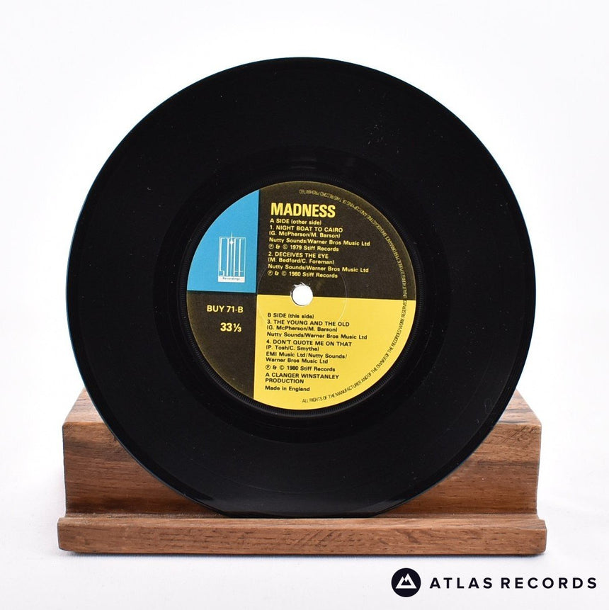 Madness - Work Rest & Play - 7" EP Vinyl Record - VG+/VG+