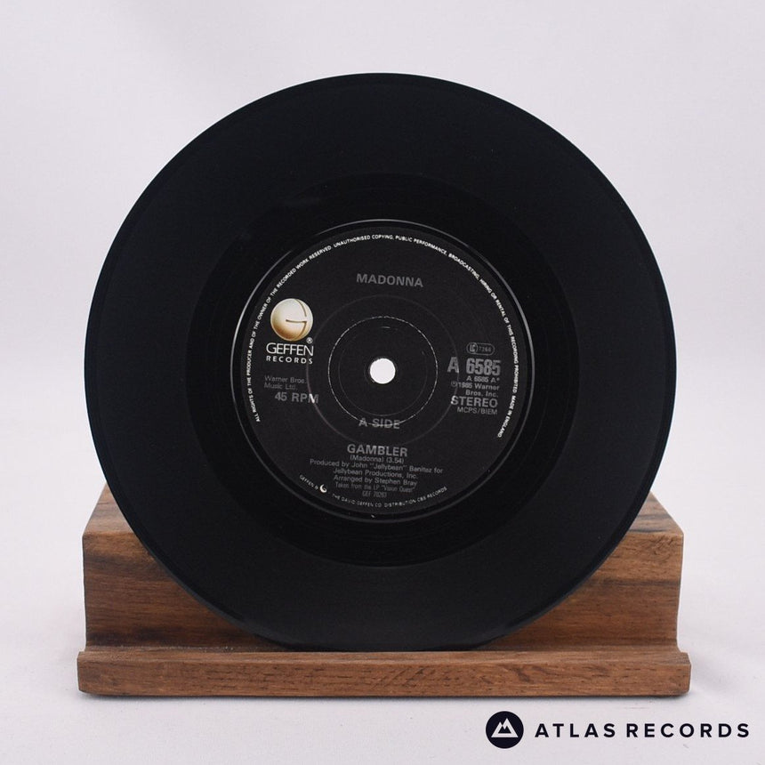 Madonna - Gambler - Limited Edition Poster Sleeve 7" Vinyl Record - VG+/EX