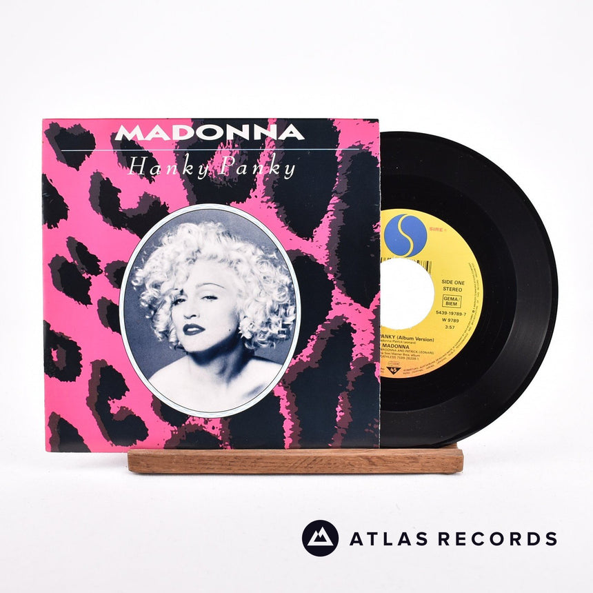 Madonna Hanky Panky 7" Vinyl Record - Front Cover & Record