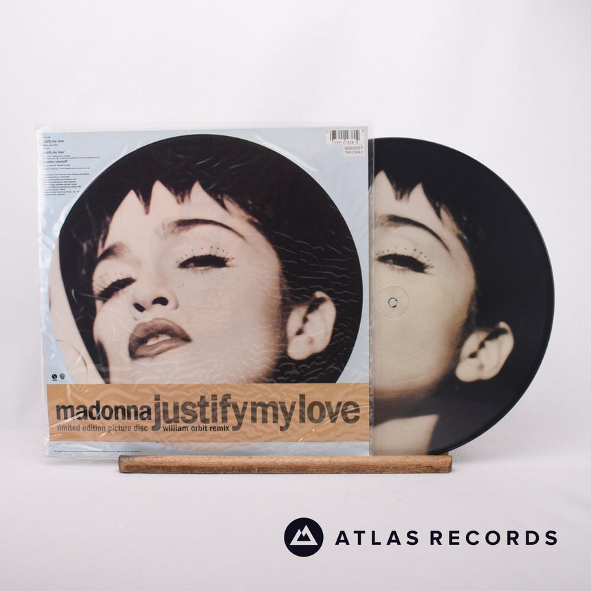 Madonna Justify My Love 12" Vinyl Record - Front Cover & Record
