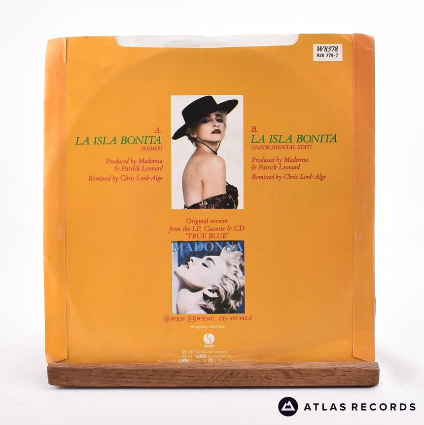 Madonna - La Isla Bonita - Damont 7" Vinyl Record - VG+/EX