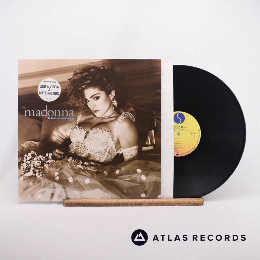 Madonna Like A Virgin LP Vinyl Record - Front Cover & Record