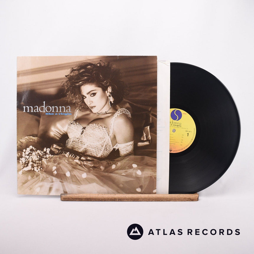 Madonna Like A Virgin LP Vinyl Record - Front Cover & Record