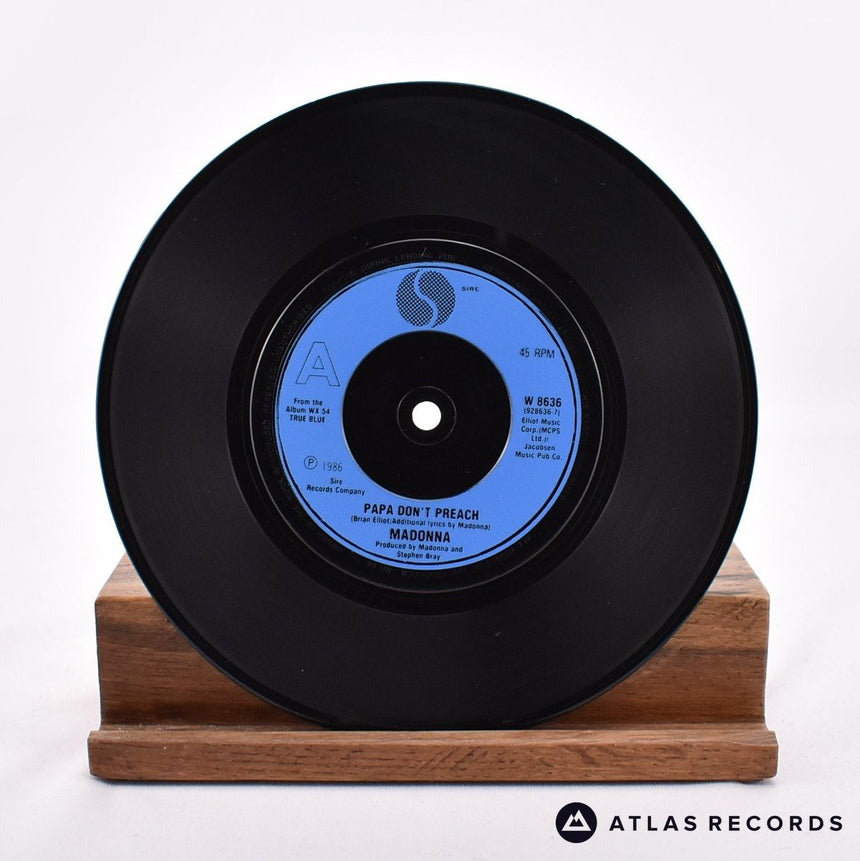 Madonna - Papa Don't Preach - 7" Vinyl Record - VG+/EX