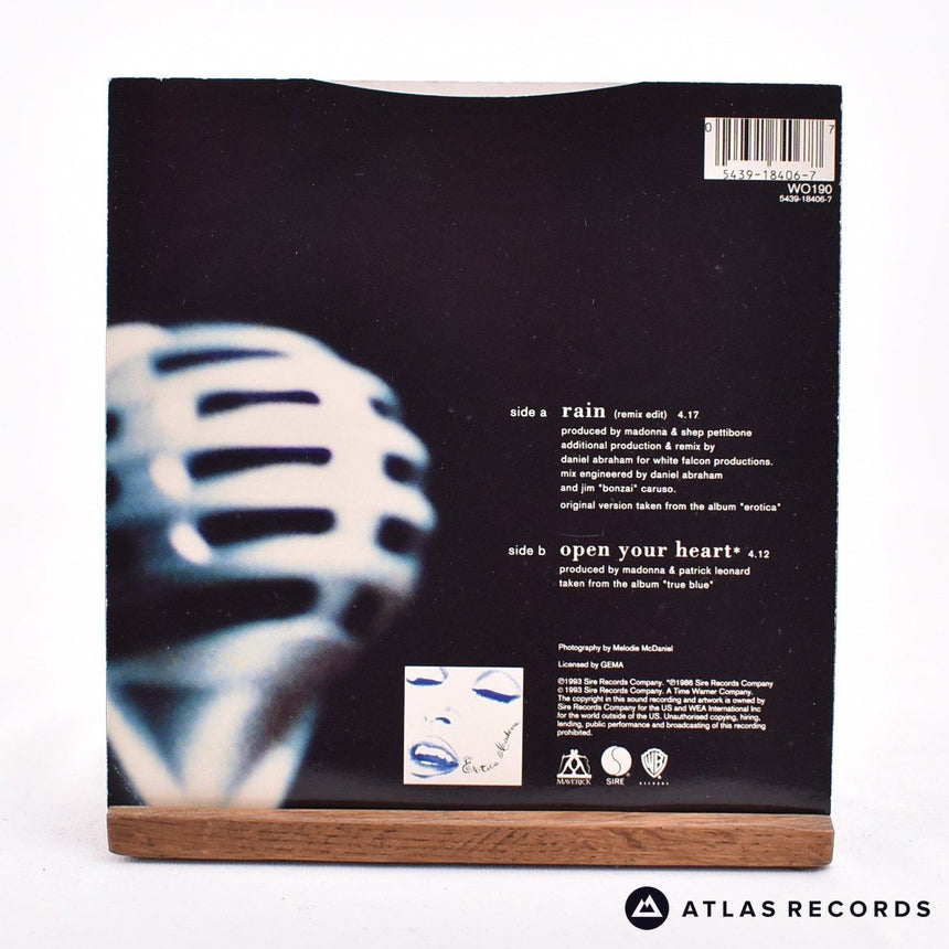 Madonna - Rain - 7" Vinyl Record - EX/EX