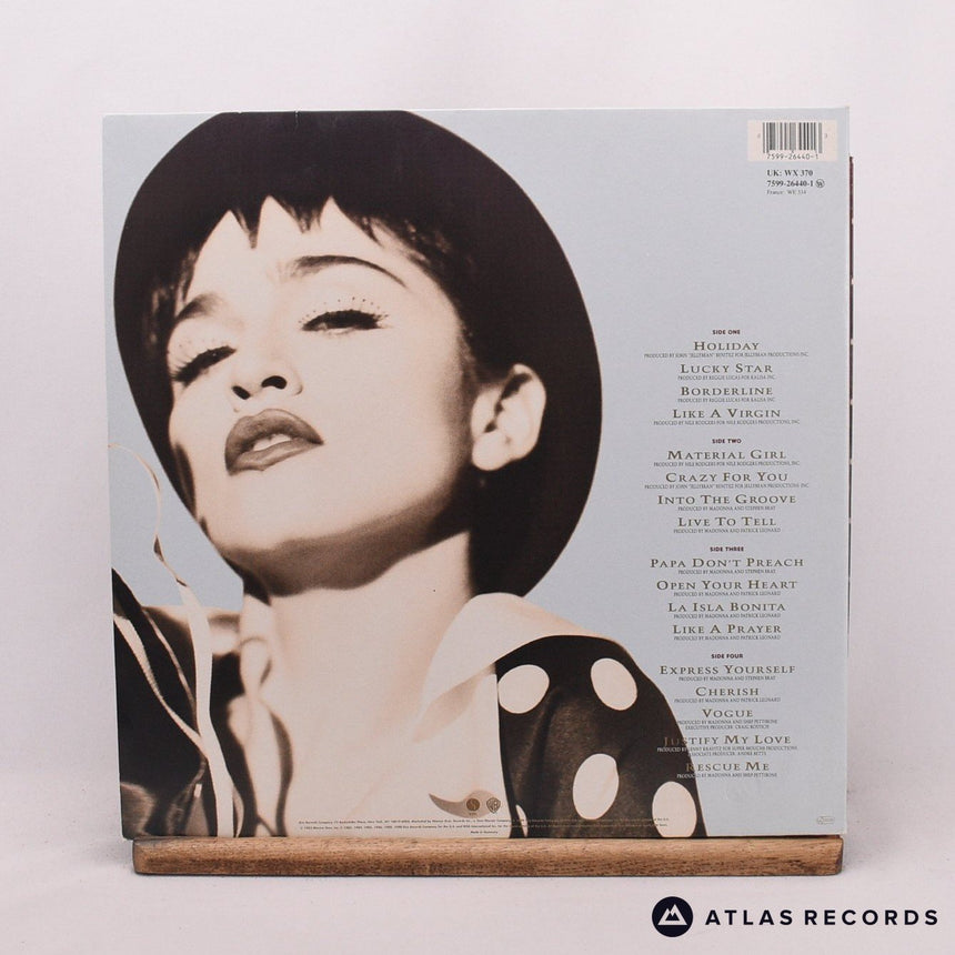 Madonna - The Immaculate Collection - 2 x LP Vinyl Record - VG+/EX