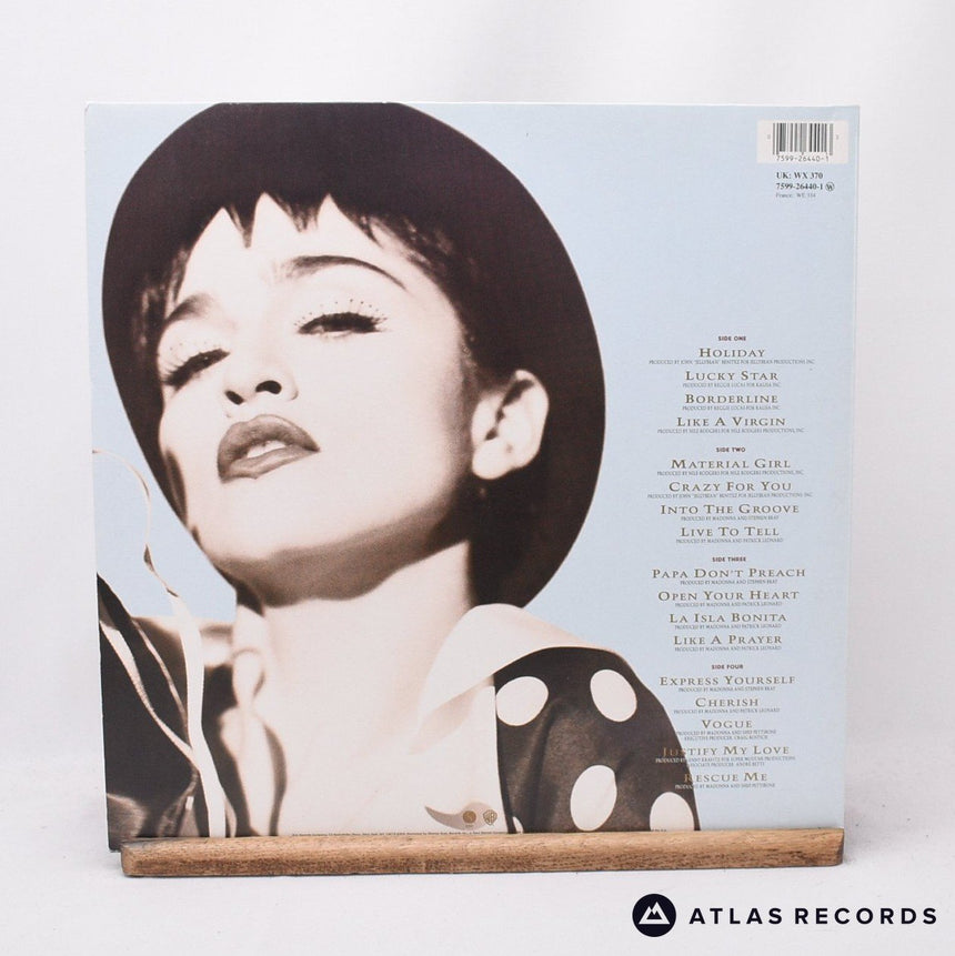 Madonna - The Immaculate Collection - 2 x LP Vinyl Record - EX/NM