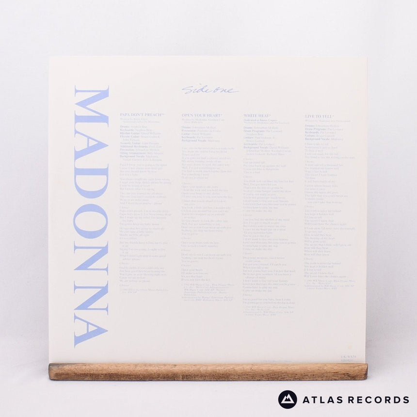 Madonna - True Blue - LP Vinyl Record - EX/EX