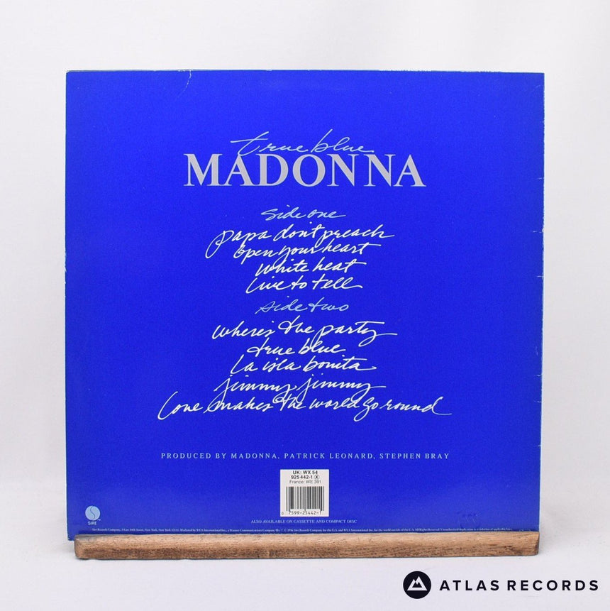 Madonna - True Blue - Poster LP Vinyl Record - EX/EX