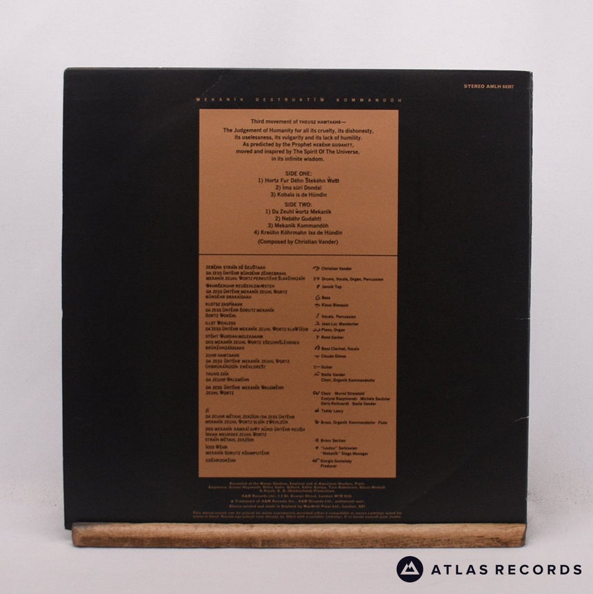 Magma - Mekanïk Destruktïw Kommandöh - MR LP Vinyl Record - VG+/EX