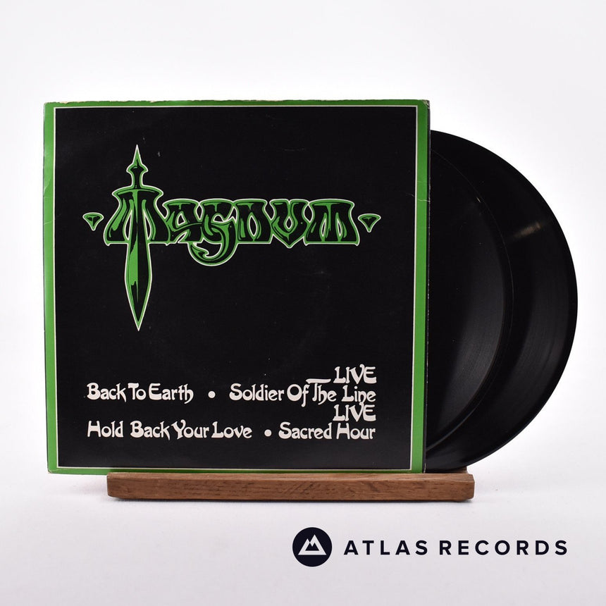 Magnum Back To Earth 2 x 7" Vinyl Record - Front Cover & Record