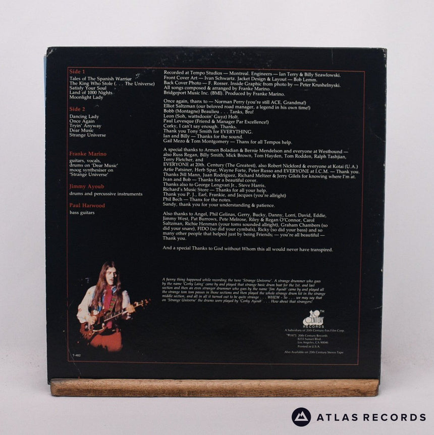 Mahogany Rush - Strange Universe - Gatefold Us LP Vinyl Record - VG+/EX