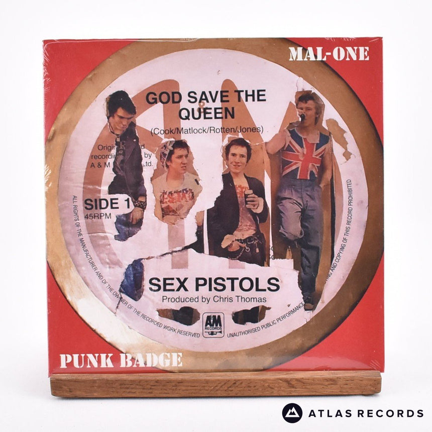 Mal-One Punk Badge 7" Vinyl Record - Front Cover & Record