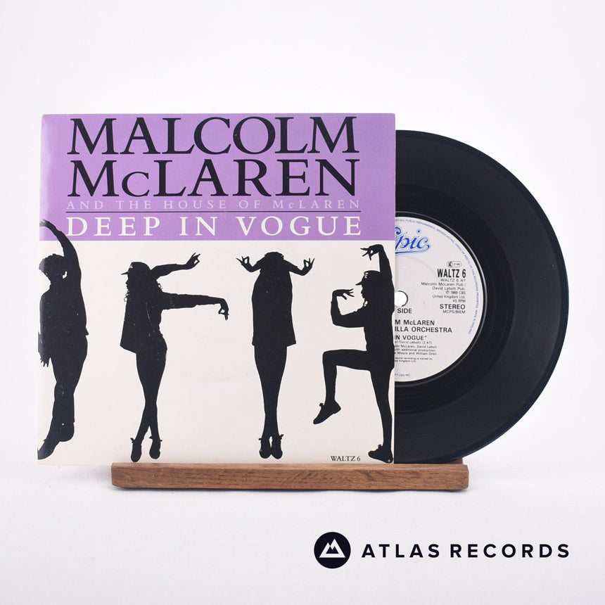 Malcolm McLaren And The House Of McLaren Deep In Vogue 7" Vinyl Record - Front Cover & Record