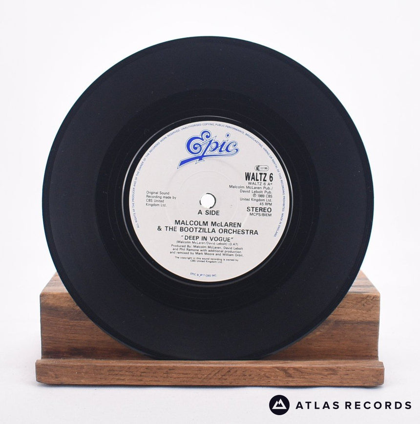 Malcolm McLaren And The House Of McLaren - Deep In Vogue - 7" Vinyl Record - VG+/EX