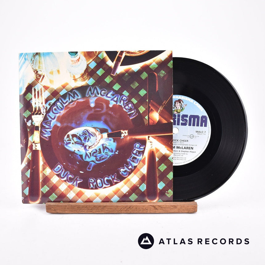 Malcolm McLaren Duck Rock Cheer 7" Vinyl Record - Front Cover & Record