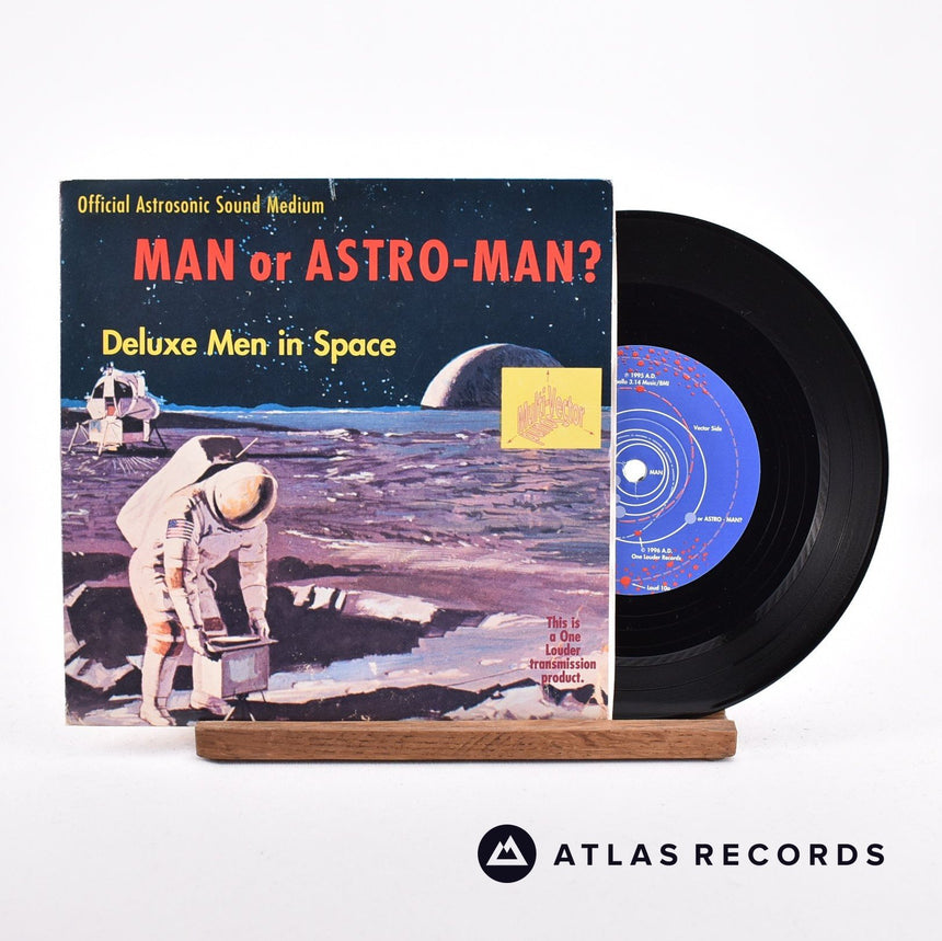 Man Or Astro-Man? Deluxe Men In Space 7" Vinyl Record - Front Cover & Record