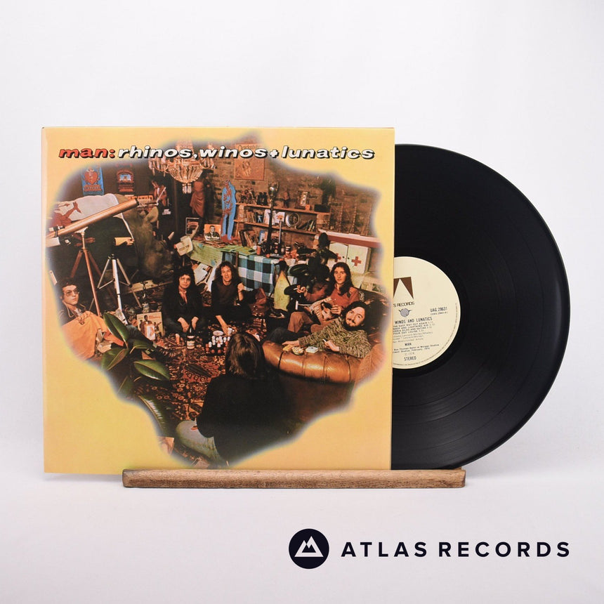 Man Rhinos, Winos And Lunatics LP Vinyl Record - Front Cover & Record