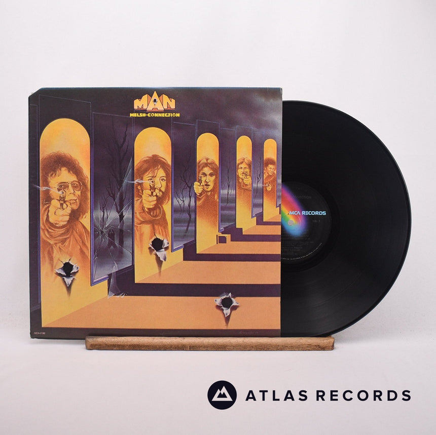 Man The Welsh Connection LP Vinyl Record - Front Cover & Record