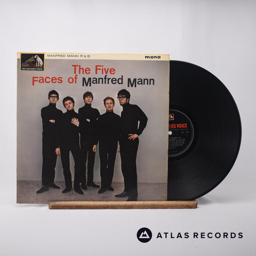 Manfred Mann The Five Faces Of Manfred Mann LP Vinyl Record - Front Cover & Record