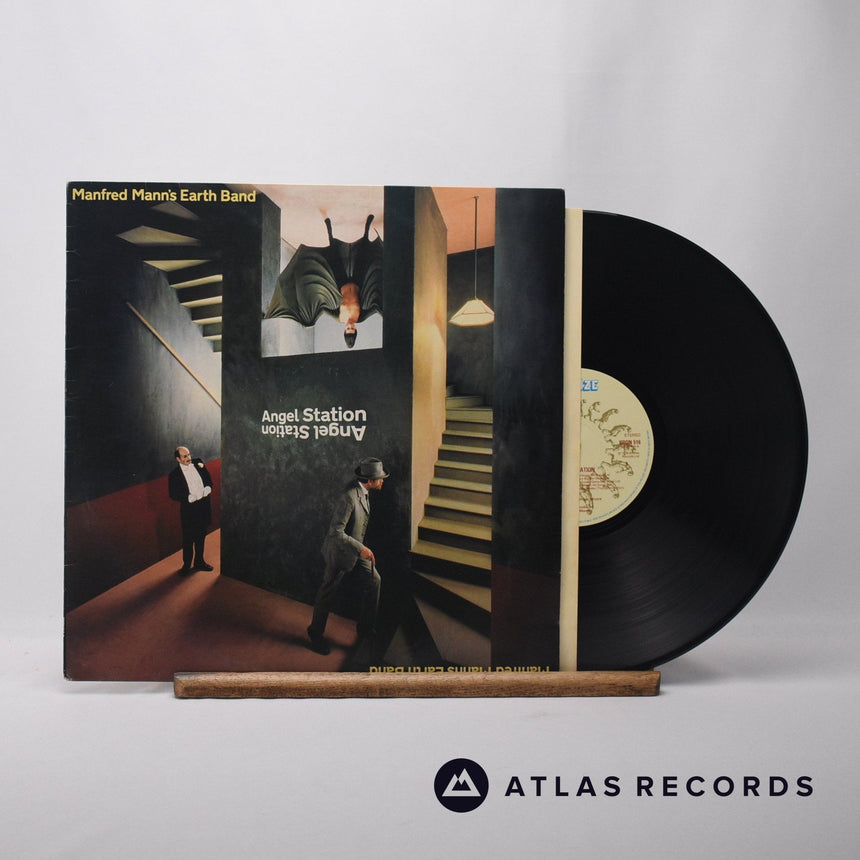 Manfred Mann's Earth Band Angel Station LP Vinyl Record - Front Cover & Record