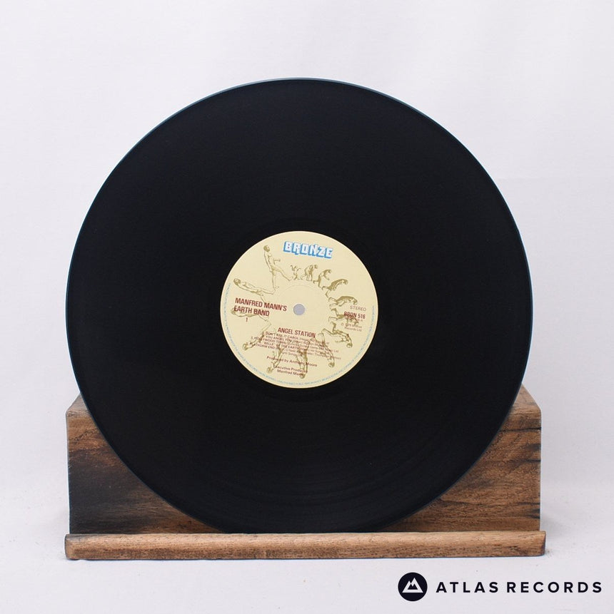 Manfred Mann's Earth Band - Angel Station - A-2 B-2 LP Vinyl Record - VG+/EX