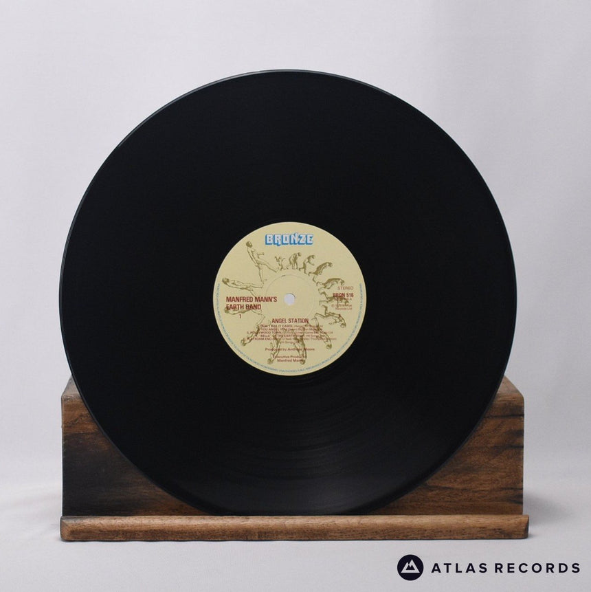 Manfred Mann's Earth Band - Angel Station - Lyric Sheet LP Vinyl Record - VG+/EX